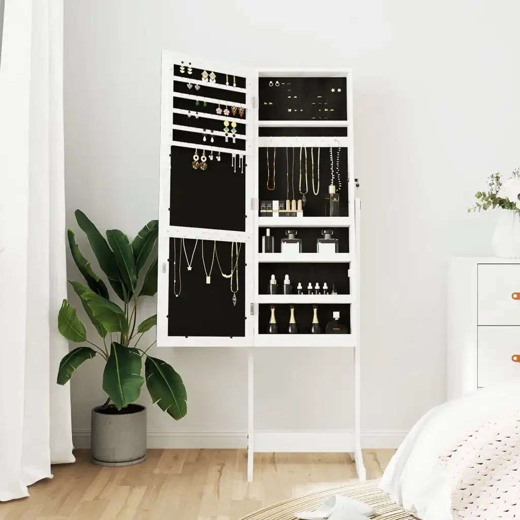 standing mirror jewelry cabinet modern interior decoration - vue 3 sur 6