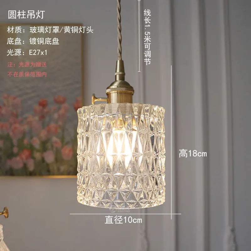 Modern Nordic glass pendant light for elegant interiors - vue 8 sur 10
