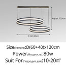 Modern Italian minimalist chandelier for a luxurious atmosphere