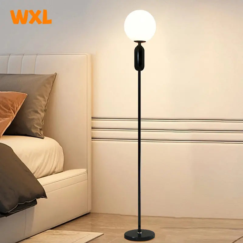 Scandinavian led floor lamp for modern indoor lighting - vue 6 sur 8