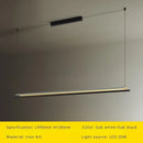 Modern nordic pendant light with long minimalist design