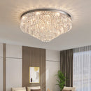 Luxury French style crystal ceiling light simple atmosphere 2024