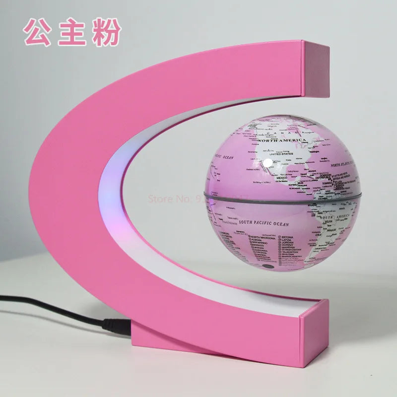 3d magnetic levitation globe with light autorotation - vue 4 sur 16