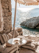 modern travel landscape posters in greece santorini
