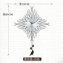 unique metal european design pendulum wall clock
