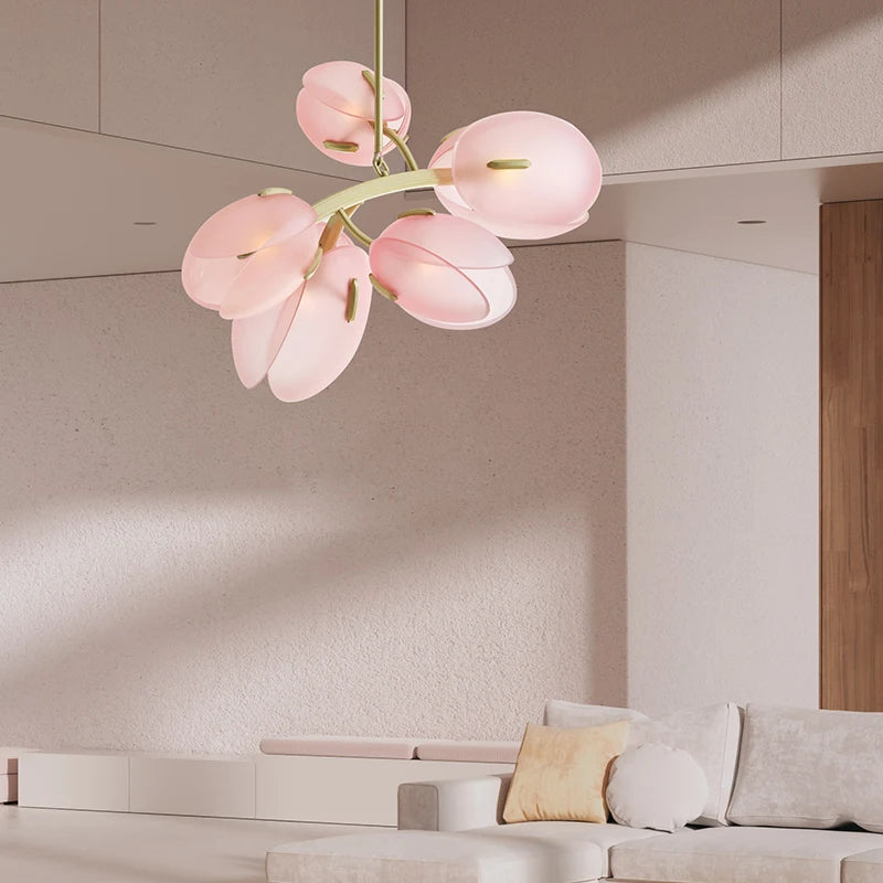 Modern Scandinavian minimalist glass pendant light for elegant interiors