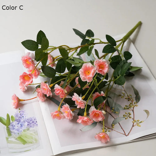 Artificial silk rose flowers for weddings and decoration - vue 11 sur 13