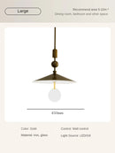 Minimalist bedside lamp for interiors and elegant décor