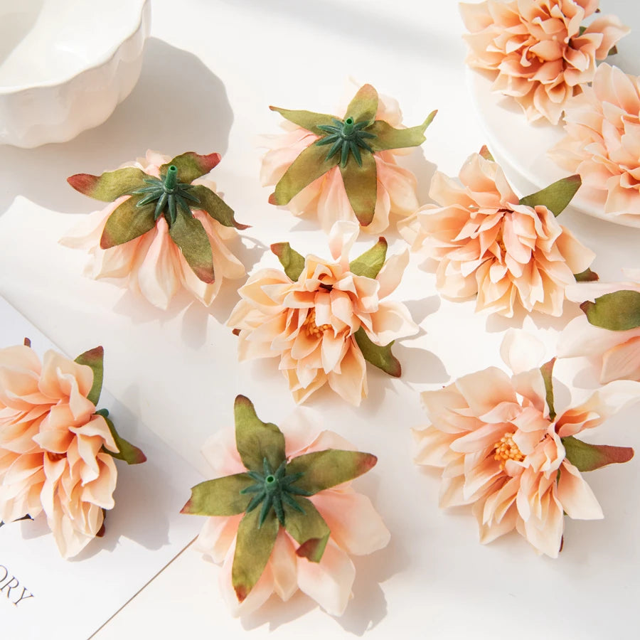 Set of 20 silk wall flowers for varied decoration - vue 3 sur 15