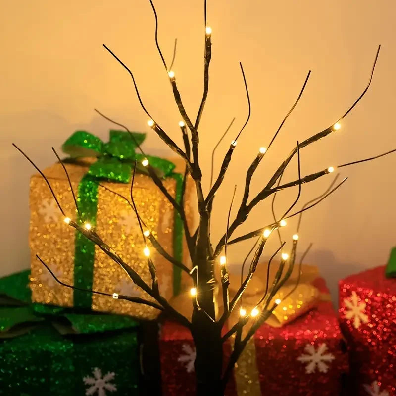Bonsai tree table lamp with 24 LED beads - vue 5 sur 6