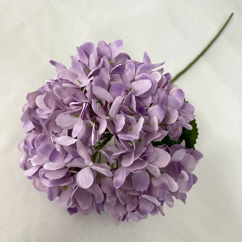 Artificial silk hydrangea bouquet for decoration and events - vue 12 sur 19