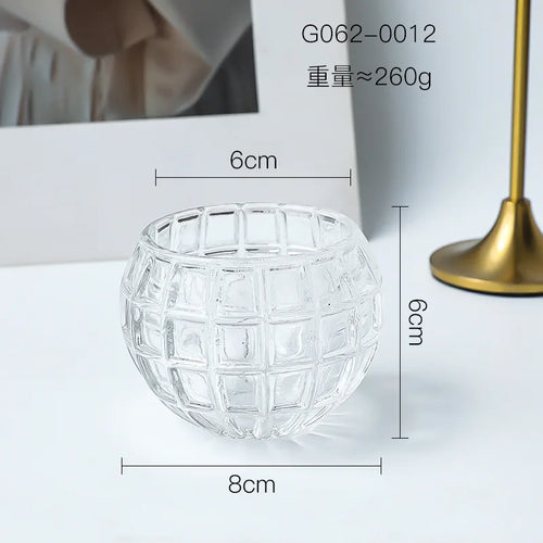 spherical glass pumpkin lamp for craft decorations - vue 7 sur 11