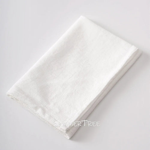 Set of washed cotton Mediterranean style napkins