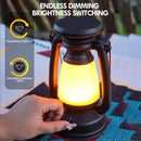 Retro horse-shaped decorative desk lamp for indoor and outdoor use