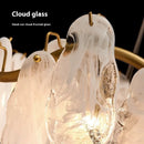 Handmade glass pendant light for a luxurious interior