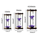 Elegant retro hourglass for decoration and relaxation