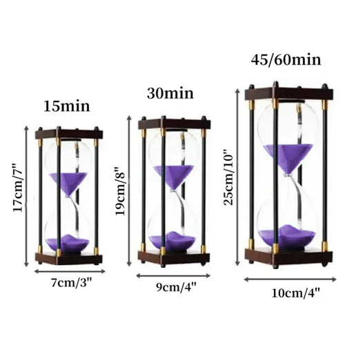 Elegant retro hourglass for decoration and relaxation - vue 16 sur 16