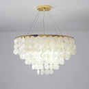 Nordic shell chandelier with LED light