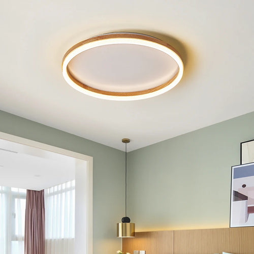 Japanese style LED ceiling light for hallway and entrance - vue 4 sur 14