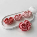silicone love flower mold for candles and soap DIY