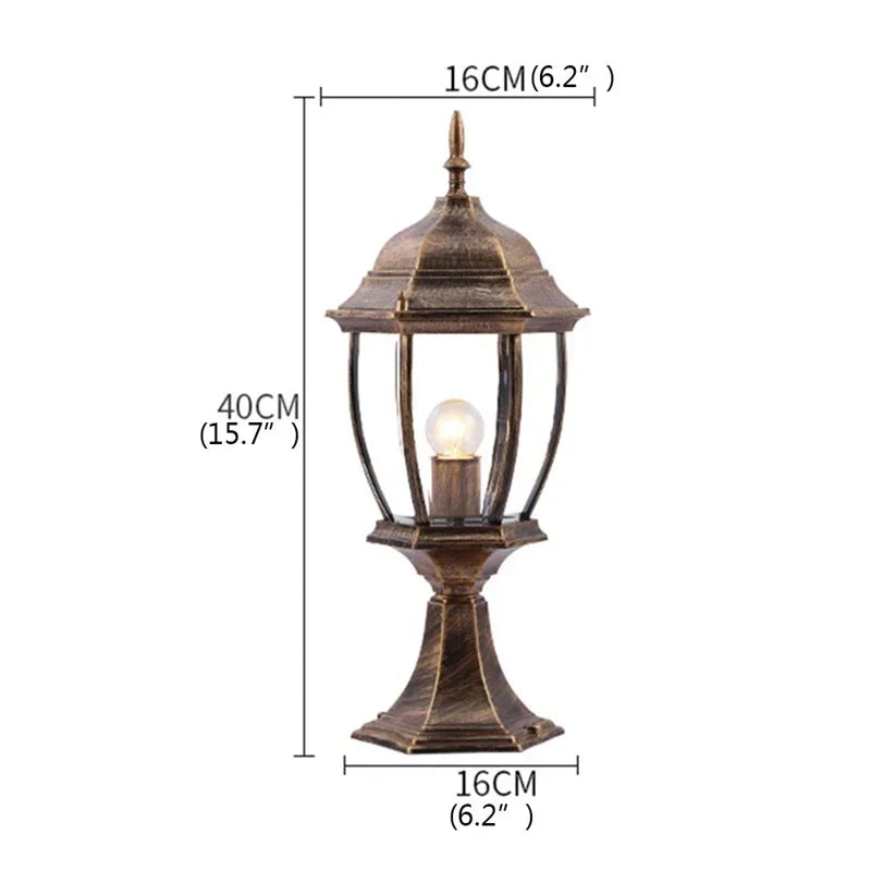 Outdoor solar LED wall light waterproof for garden and courtyard - vue 12 sur 12