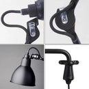 Rotating long arm wall lamp for versatile indoor lighting