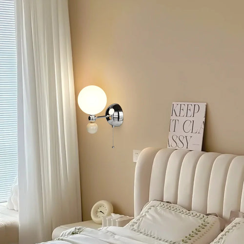 Nordic minimalist creative pumpkin wall light for children - vue 5 sur 14
