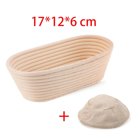 Handmade natural rattan bread proofing basket for sourdough fermentation - vue 16 sur 21