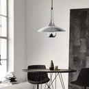 Modern flying saucer pendant light with pulley for bars and restaurants