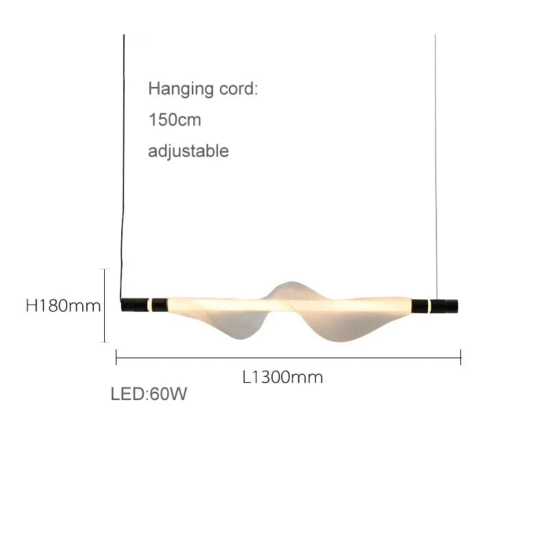 Contemporary LED acrylic designer chandelier modern lighting 2024 - vue 12 sur 18