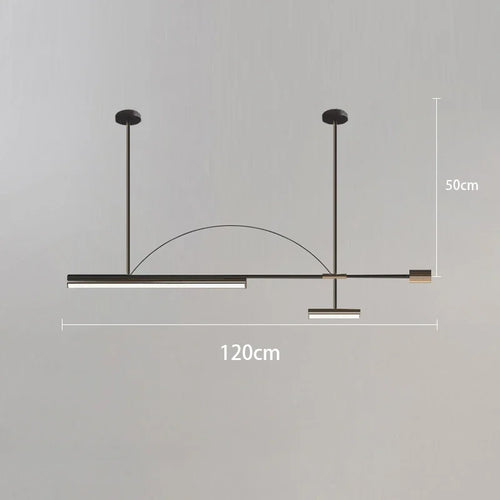Modern minimalist nordic chandelier for interior decor - vue 12 sur 16