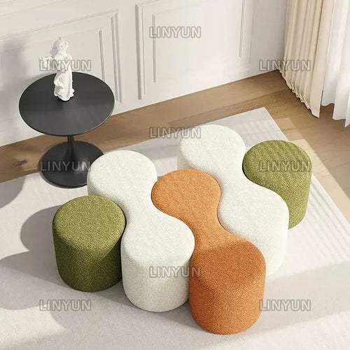 combined fabric sofa for office and leisure area - vue 4 sur 17