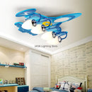 Children’s airplane LED chandelier with eye protection and eco-friendly decoration