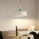 Modern metal pendant light with adjustable brightness for indoor lighting