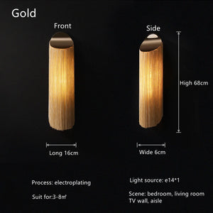 Italian Atlantis wall lamp for indoor decorative lighting