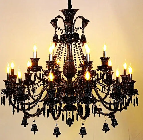 44-arm crystal chandelier for hotel and commercial centre - vue 13 sur 12