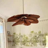Retro paper petal pendant light for interior decor