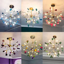 Elegant postmodern agate firefly chandelier