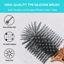 silicone brush with holder for modern and durable cleaning