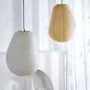 Wabi sabi Japanese style Isamu Noguchi decorative LED pendant light