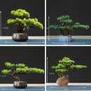Artificial bonsai tree for indoor decoration and landscaping