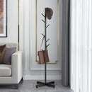 floor-standing coat rack for clothes and bags, versatile