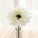 Set of artificial gerbera flower heads for indoor and outdoor decoration