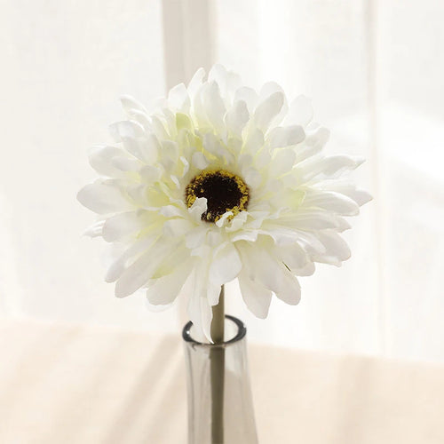 Set of artificial gerbera flower heads for indoor and outdoor decoration - vue 6 sur 11