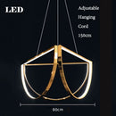 Minimalist dimmable chandelier for stylish interiors