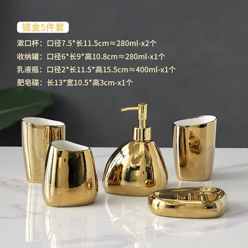 ceramic bathroom accessories for home decor - vue 11 sur 23
