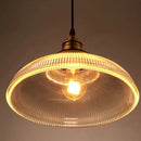 Creative vintage transparent glass pendant light
