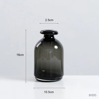 Nordic glass vase for flowers modern interior decoration