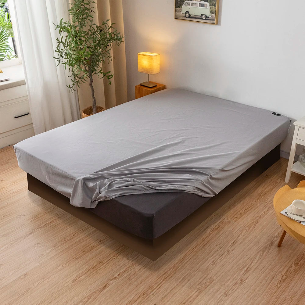 Esd Earthing Bed Fitted Grounding Sheet, Get Grounded King/Queen/Twin Size, Include a Grounding Connection Plug - vue 1 sur 7