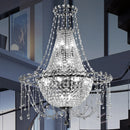 Luxury K9 stainless steel LED chandelier modern pendant light